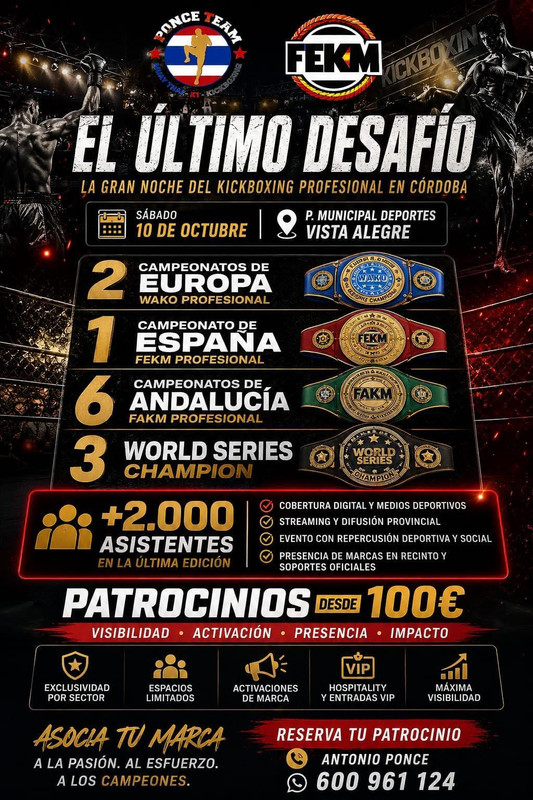 PONCE TEAM CÓRDOBA — kickboxning-studio i Valdeolleros, Córdoba — bild 3